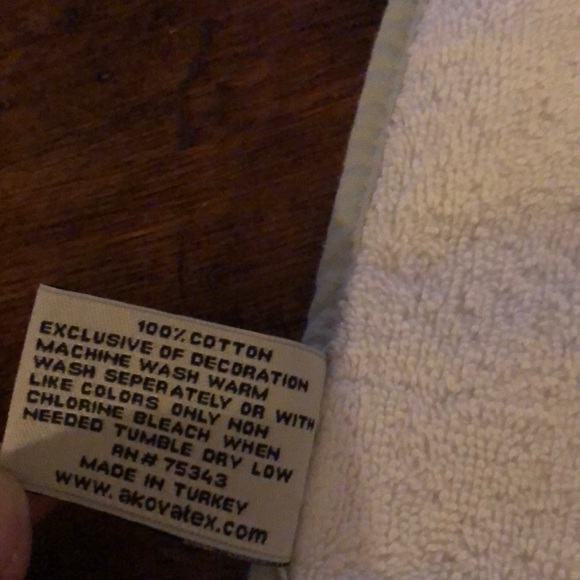 Akova Burp/Baby Cloth Green/White - Picture 8 of 8